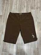 Damskie vintage Bermudy brązowe spodenki krótkie baby phat xl