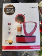 Czerwony Ekspres ciśnieniowy KRUPS Dolce Gusto ekspres Nowy