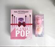 Real techniques Pastel Pop pędzle do makijażu oczu + 2 gąbeczki