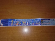 Instrukcja obsługi ulotka karteczka od kinder niespodzianki Cybertop