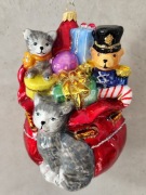 Bombka choinkowa szklana 