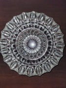 Popielniczka ,,Słoneczko,, z PRL kryształowa duża ciężka