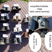 Parasol ogrodowy -części fi 3 m -kolanko