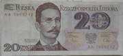 20 zł 1982 r Traugutt seria AA stan 2-