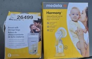 Laktator ręczny medela harmony plus 50 torebek na mleko