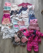 Paka ubrań r 74 dziewczynka stan idealny