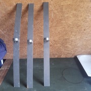 Świecznik ścienny metalowy 