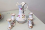 Dzbanek(wazon) oraz świeczniki porcelanowe firmy "Chodzież"- seria "Iwona"