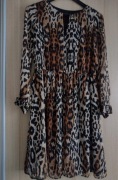 Sukienka w panterkę Zara 38