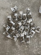 Gniazdko podwojne karlik mini  beige 6 sztuk + 2 sztuki pojedyncze