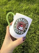 Kubek coffee zielony 330 ml kuromi Starbucks