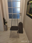 krzesła stalowe chromowane