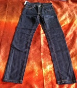 Deep Soul crown comfort size 25 granatove vintage jeansy nowe