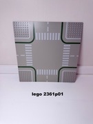 lego płytka 32x32 2361p01; skrzyżowanie