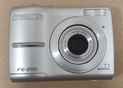 Aparat cyfrowy kompaktowy Olympus FE-210, ROBI ZDJĘCIA, DZIAŁA, rozbity lcd
