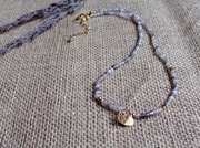 Naszyjnik damski z sercem, prezent dla mamy