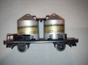 Dwuosiowy wagon do pyłu węglowego Märklin Marklin H0 Rzadki!