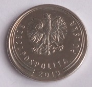 1 ZŁOTY 2019 - AWERS OGON I SZPON PRAWY WADA 