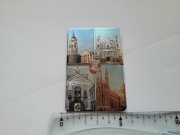 Magnes na lodówkę - 637f. WILNO Litwa METALIZOWANY 