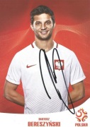 Bartosz BERESZYŃSKI autograf! Oficjalna karta PZPN POLSKA 