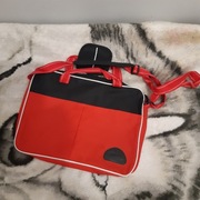 Torba na laptopa do 15" czerwona używana tanio