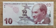 Turcja 10 Turkish Lira 2025  P-223g  UNC