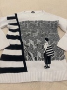 Sweter tunika Solar bawełna 38