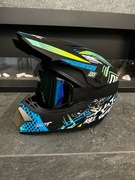 Kask pełny fullface rozmiar M Enduro Hulajnoga Rower Cross Gogle 