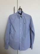 Koszula Polo Ralph Lauren błękitna z haftowanym logo XS 34