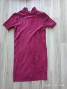 Bordowa sukienka Reserved 134 święta