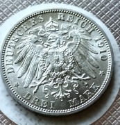 3 marki 1910 r srebro