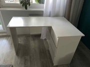 Biurko narożne białe 