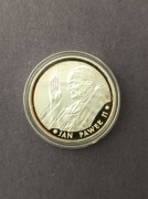 Srebrna Moneta 10000 złotych, 1988 - Jan Paweł II - Cienki Krzyż