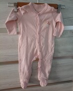 Różowy pajacyk niemowlęcy dla dziewczynki, rozmiar 68. Pepco 