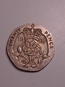 Elizabeth ii Twenty Pence 1991 Rok