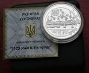 UKRAINA 10 uah 2013r.1120 lat Użhorodu -nr.136