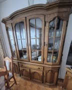 Kredens z dębu witryna dębowa masywna piękna