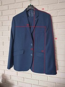 Garnitur męski granatowy stan idealny