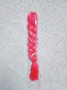 Różowy warkocz 55 cm karnawał sylwester