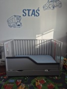 Łóżeczko drewniane Lettino