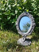 Lusterko stare żeliwne kosmetyczne