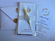 Zaproszenie z kłosem zboża na Pierwszą Komunię Świętą-01