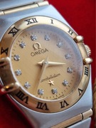 Omega Constellation 1262.15 Bicolor 18k z 12 diamentami pełny zestaw