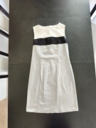 Elegancka sukienka kolor block bez metki rozmiar 40