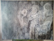 Obraz między piekłem a niebem