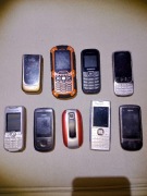 Telefony komórkowe retro 