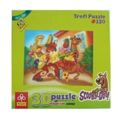 Puzzle - Scooby-Doo z efektem 3D 120 elementów
