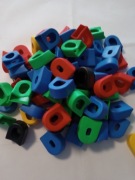 Różnokolorowe nakładki na korbę rowerową 60 sztuk/30 kompletów