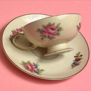 1938 rok Rosenthal Selb filiżanka na stopce mokka antyk ecru 