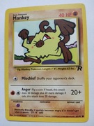 Pokemon Mankey 61/82 team Rocket 1999 stan 4/6